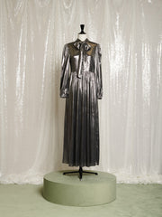 Disco Darling Lame Maxi Dress
