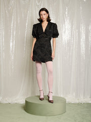 Eternal Jacquard Mini Dress