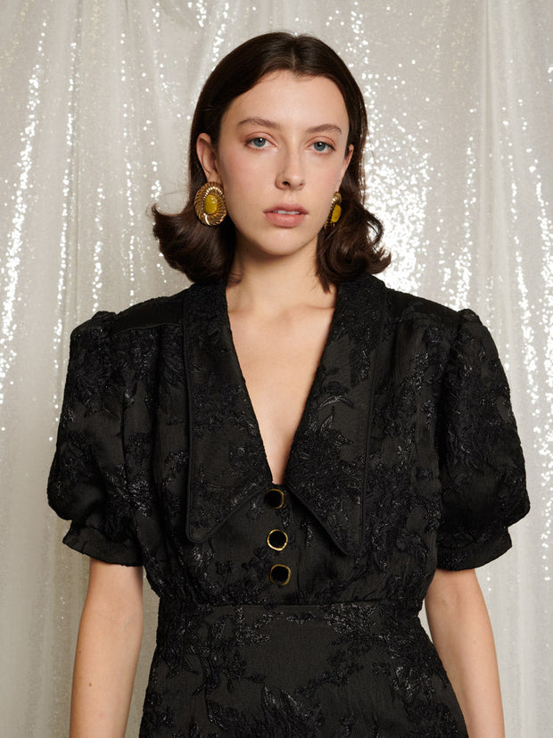 Eternal Jacquard Mini Dress