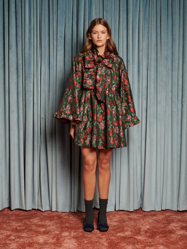 Fantasy Jacquard Mini Dress