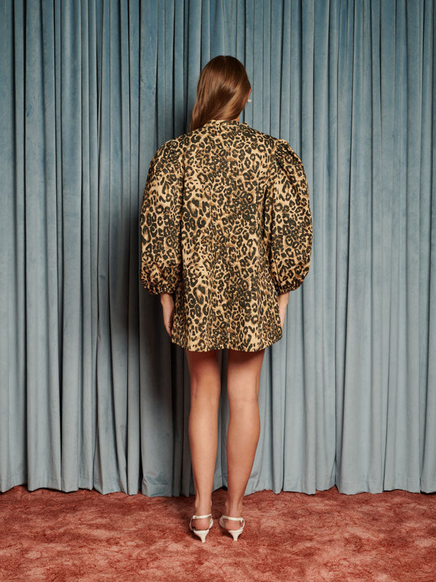 Mirage Leopard Mini Dress Leopard Tan / Z