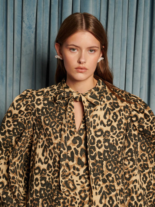 Mirage Leopard Mini Dress Leopard Tan / Z