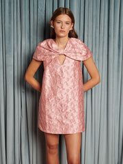 Cameo Cape Mini Dress Baby Pink / Z