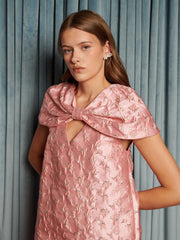 Cameo Cape Mini Dress Baby Pink / Z