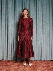 Fade Floral Midi Dress