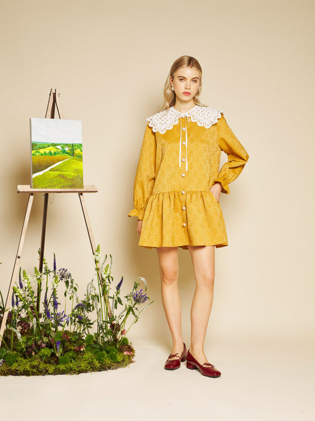 Jaune Jacquard Mini Dress – Sister Jane (EU)