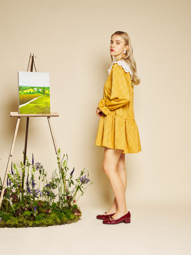 Jaune Jacquard Mini Dress – Sister Jane (EU)