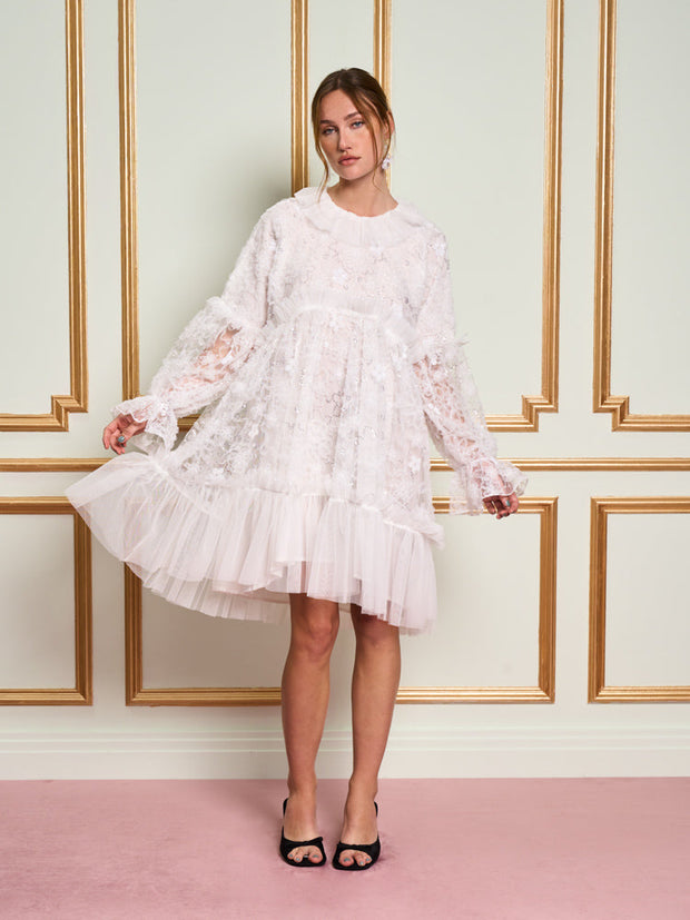 <b>DREAM</b> Dentelle Ruffle Tulle Dress