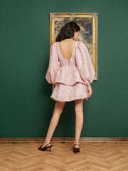 <b>DREAM</b> Watercolour Jacquard Mini Dress