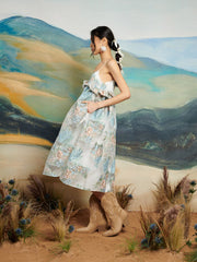 <b>DREAM</b> Barn Flower Jacquard Dress