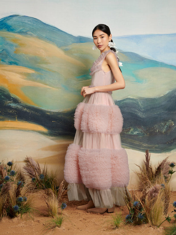 <b>DREAM</b> Montana Tulle Midi Dress