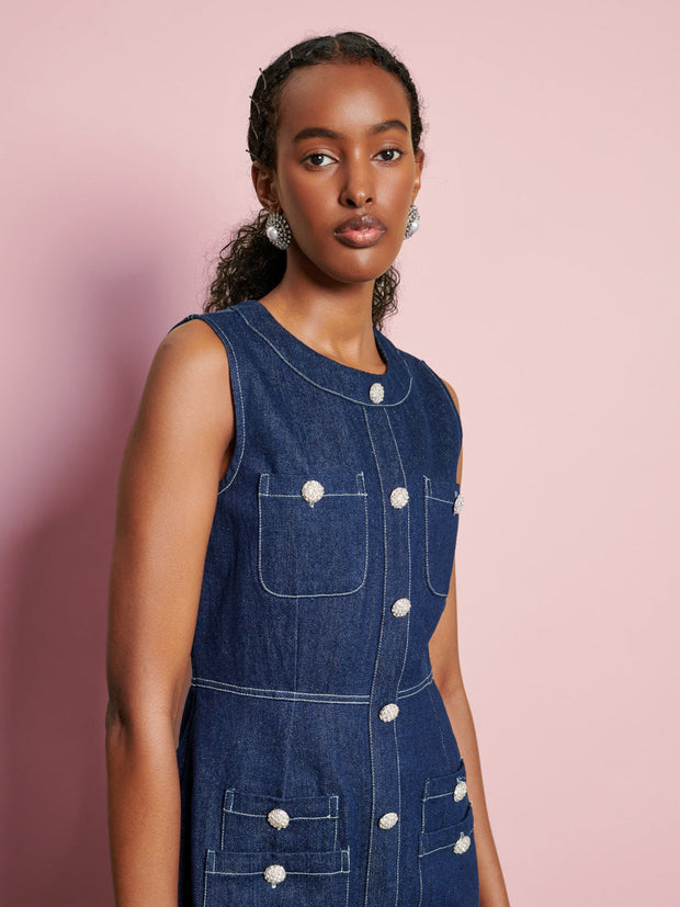 <b>DREAM</b> Rosie Denim Mini Dress