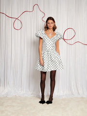 Raven Spot Mini Dress Polka Dots / Z