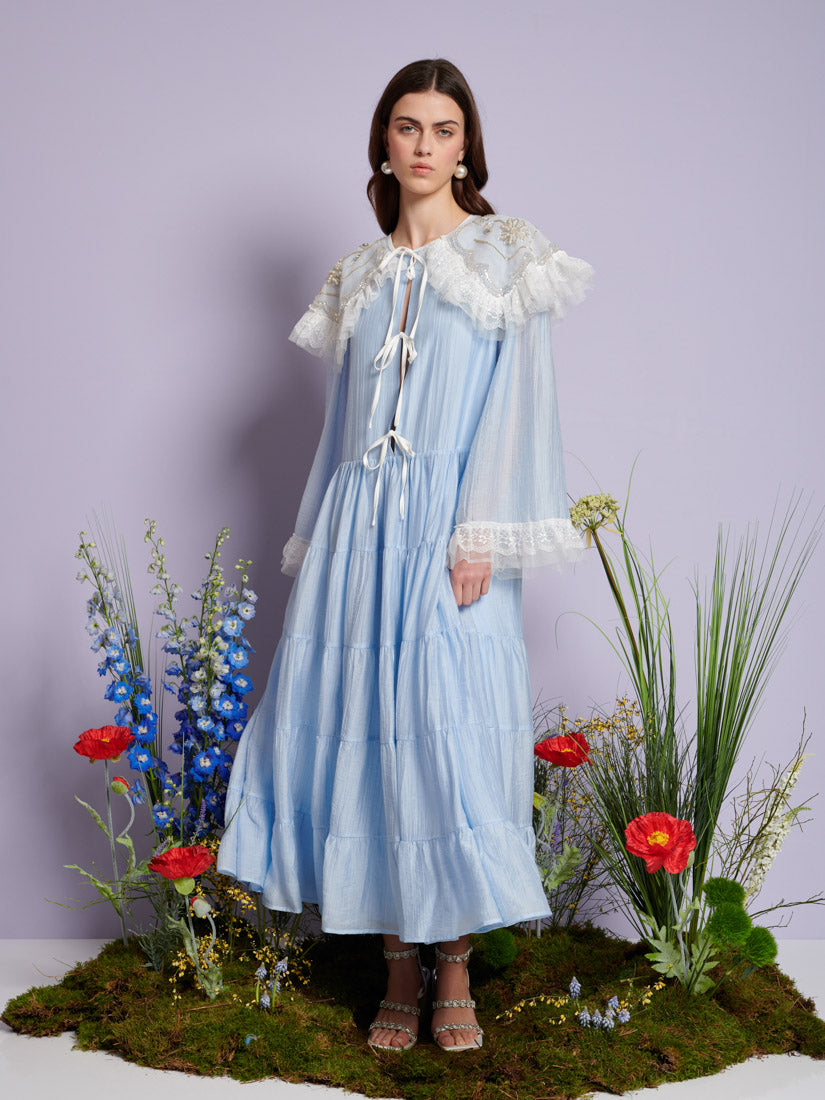 sister jane Eclipse Pleated Maxi Dress DREAM Fate Floral Maxi