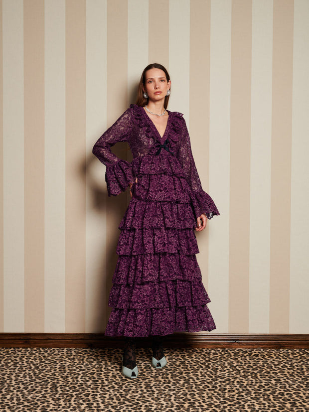 <b>DREAM</b> Quill Lace Maxi Dress