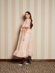 Harmony Organza Maxi Dress Pale Nude / Z