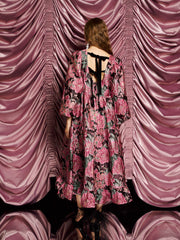 <b>DREAM</b> Gilda Jacquard Maxi  Dress Flamingo Pink / Z