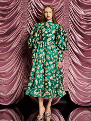<b>DREAM</b> Showstopper Jacquard Maxi Dress Veronese Green / Z