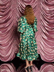 <b>DREAM</b> Showstopper Jacquard Maxi Dress Veronese Green / Z