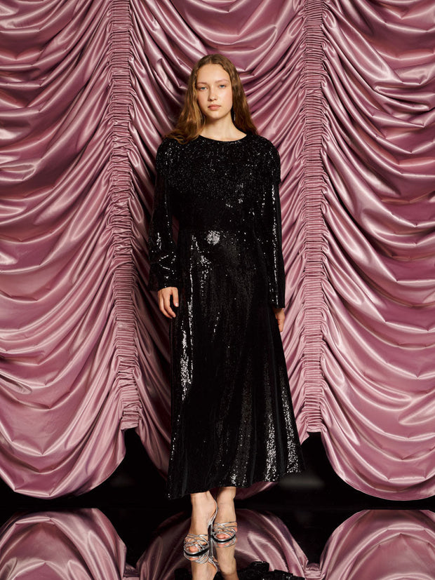 <b>DREAM</b> Nights Sequin Maxi Dress