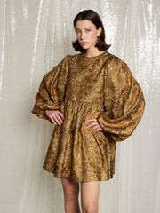 <b>DREAM</b> Masquerade Jacquard Mini Dress