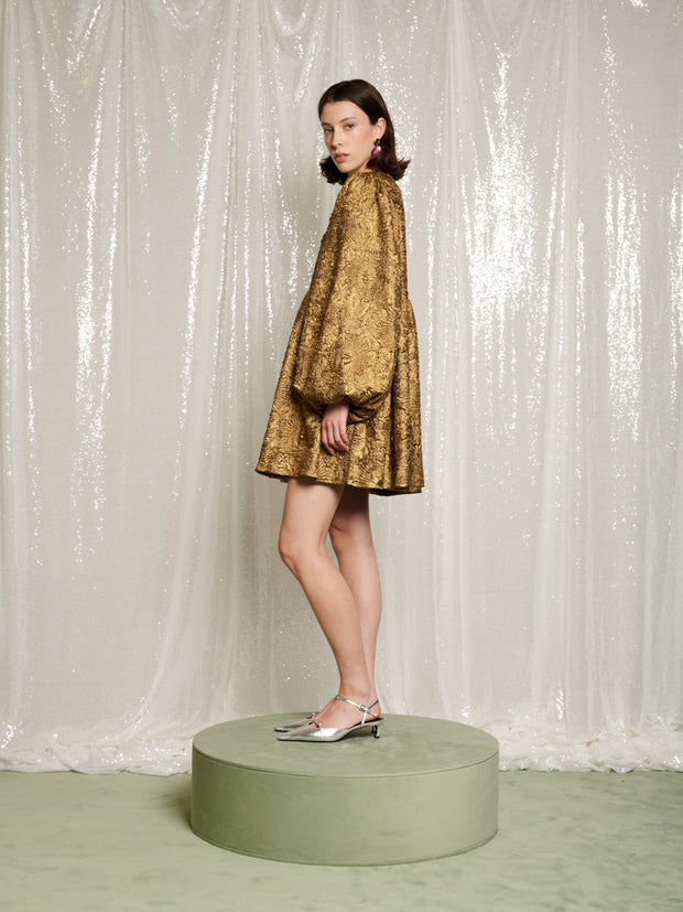 <b>DREAM</b> Masquerade Jacquard Mini Dress