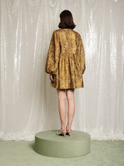 <b>DREAM</b> Masquerade Jacquard Mini Dress