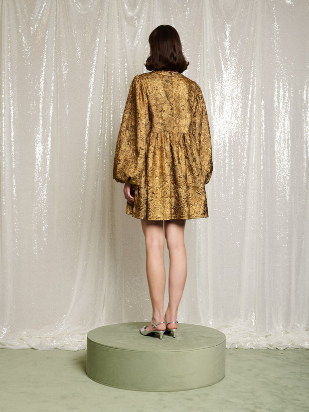 <b>DREAM</b> Masquerade Jacquard Mini Dress