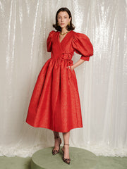 <b>DREAM</b> La Dolce Vita Wrap Midi Dress