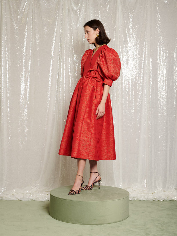 <b>DREAM</b> La Dolce Vita Wrap Midi Dress