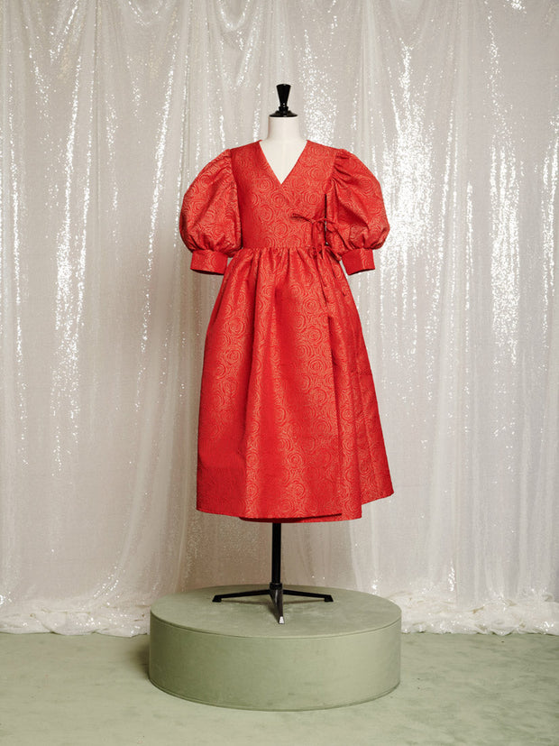 <b>DREAM</b> La Dolce Vita Wrap Midi Dress