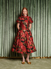 <b>DREAM</b> Illusions Jacquard Midi Dress