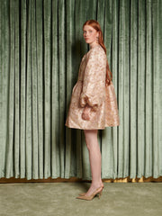 Elsewhere Jacquard Mini Dress Beige Pink / Z