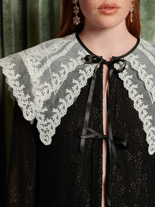 Motion Collar Maxi Dress Coal Black / Z