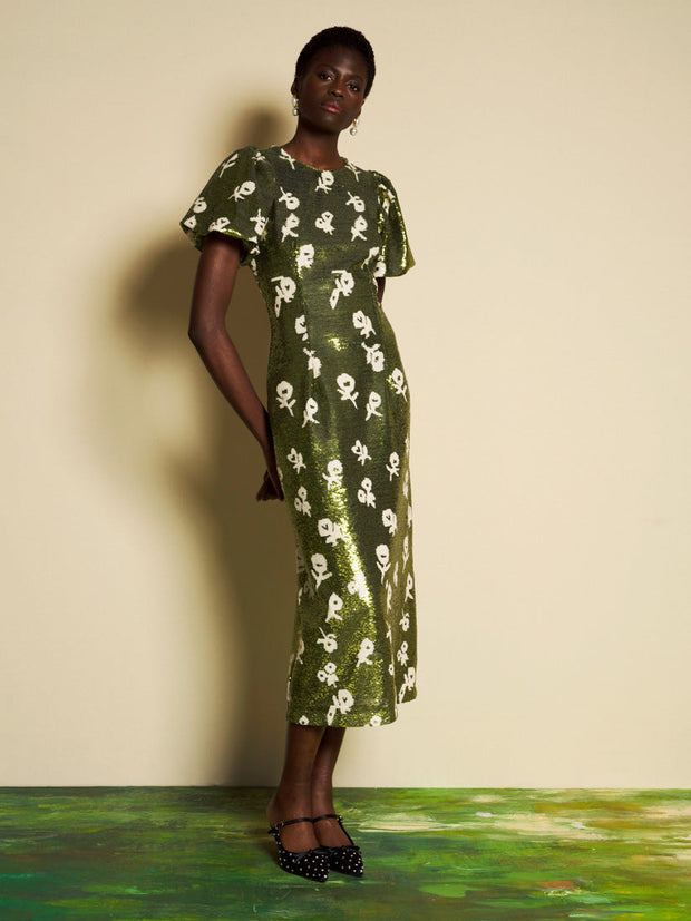 DREAM Èclat Floral Sequin Midi Dress – Sister Jane (EU)