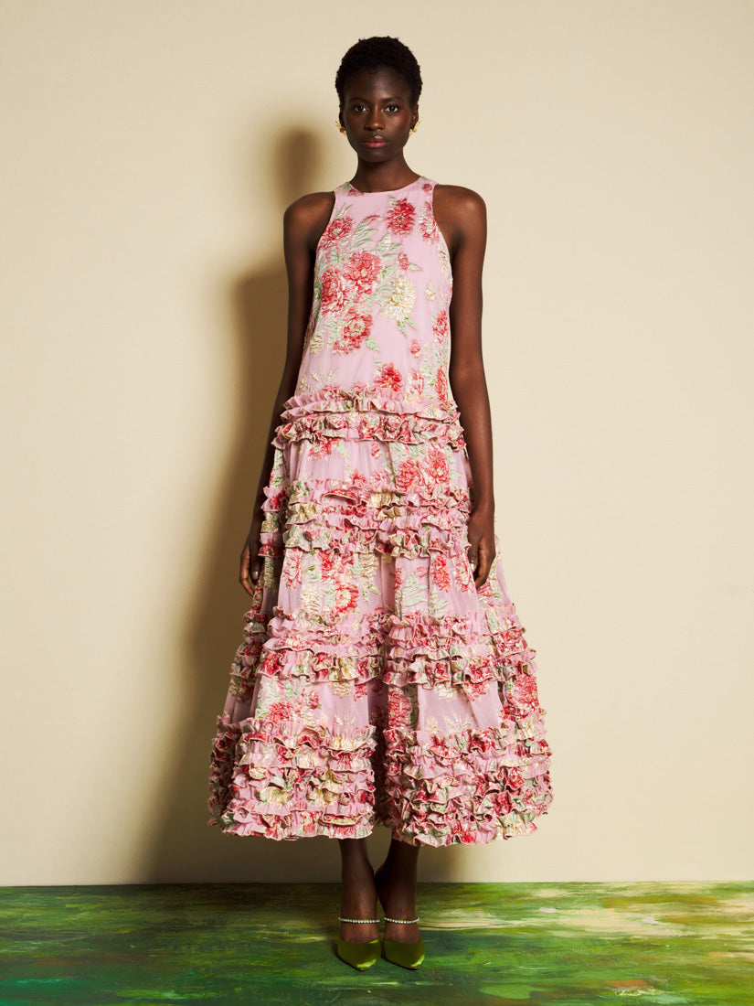 DREAM Rosier Jacquard Ruffle Maxi Dress – Sister Jane (EU)