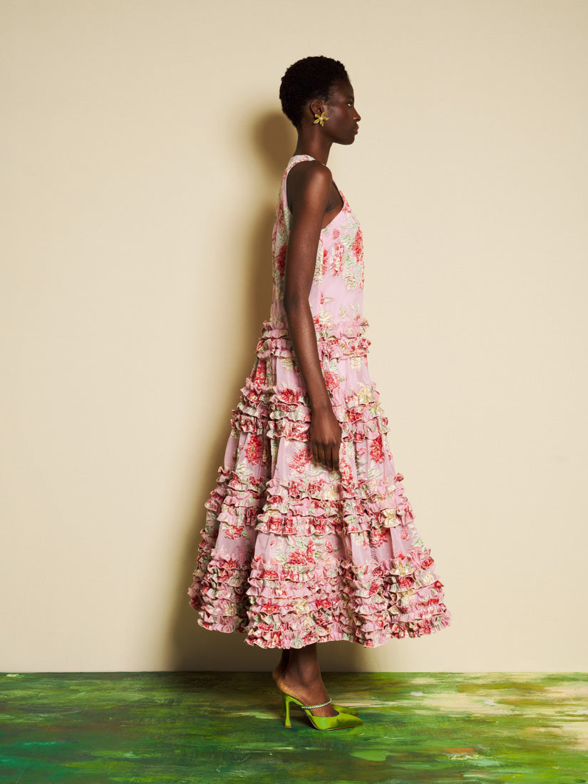 DREAM Rosier Jacquard Ruffle Maxi Dress – Sister Jane (EU)