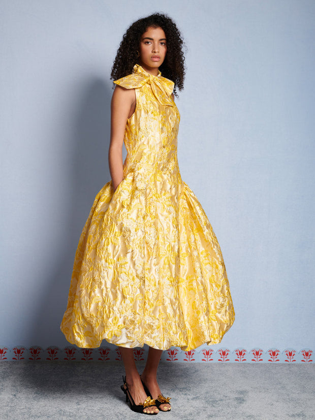 DREAM Ochre Jacquard Midi Dress – Sister Jane (EU)