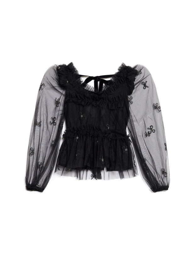 <b>DREAM</b> Voyage Tulle Top