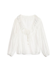 <b>DREAM</b> Poetic Ruffle Blouse