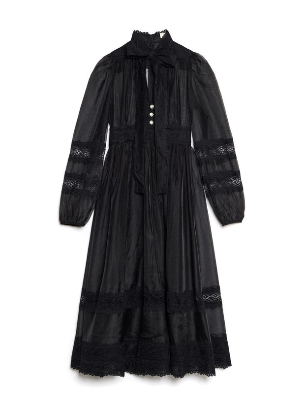 <b>DREAM</b> Breezy Bow Midi Dress