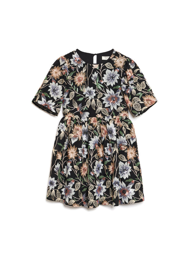 <b>DREAM</b> Woodland Embroidered Mini Dress