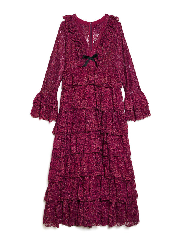 <b>DREAM</b> Quill Lace Maxi Dress
