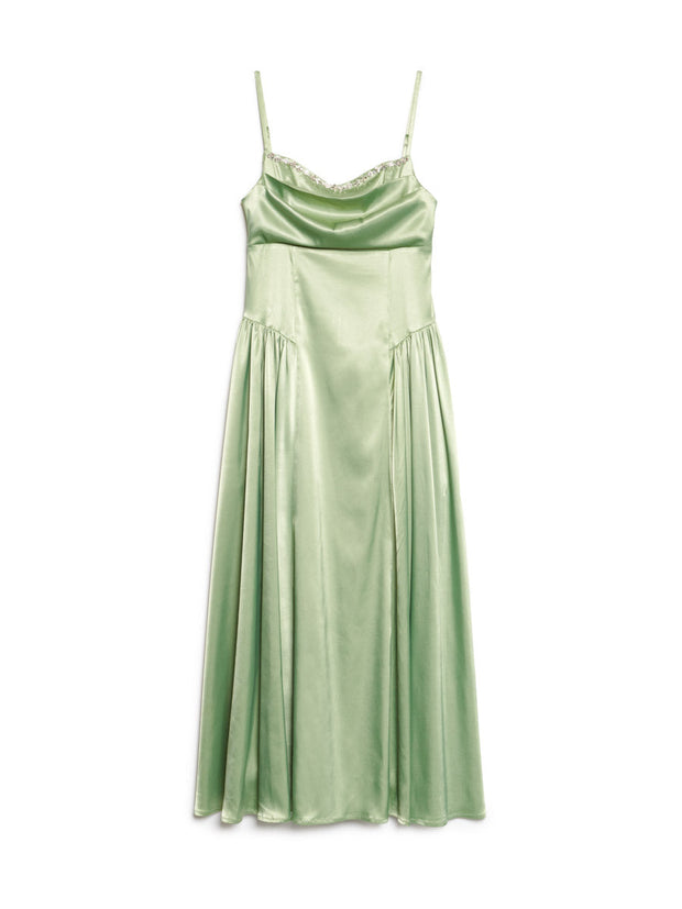 <b>DREAM</b> Cinematic Satin Midi Dress