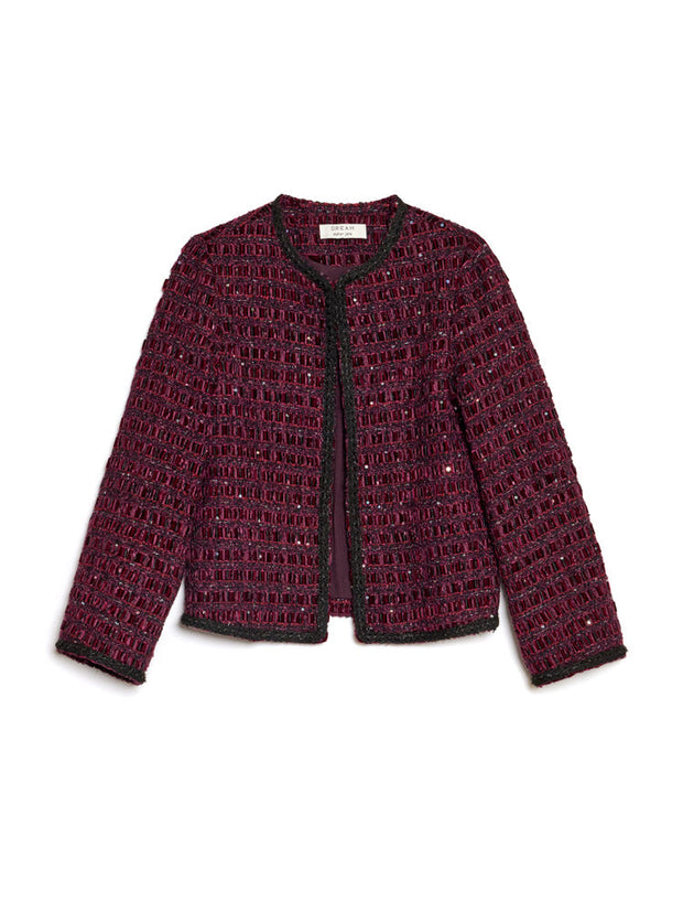 <b>DREAM</b> Satine Velvet Tweed Jacket