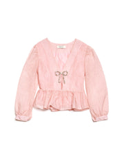 <b>DREAM</b> Silken Bow Top