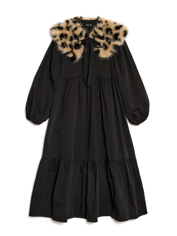Eleanor Removable Collar Maxi Dress