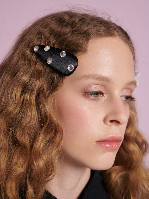 Bluebell Hair Clips Coal Black / Z