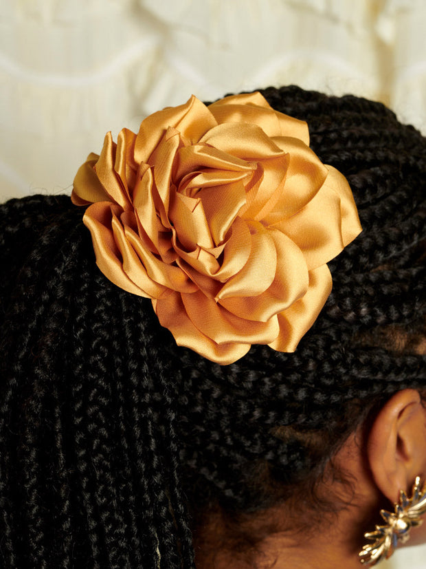 Rosace Hair Clip Sunflower Yellow / Z
