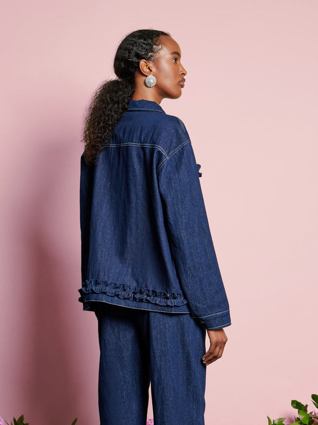 <b>DREAM</b> Rosie Denim Embroidery Jacket